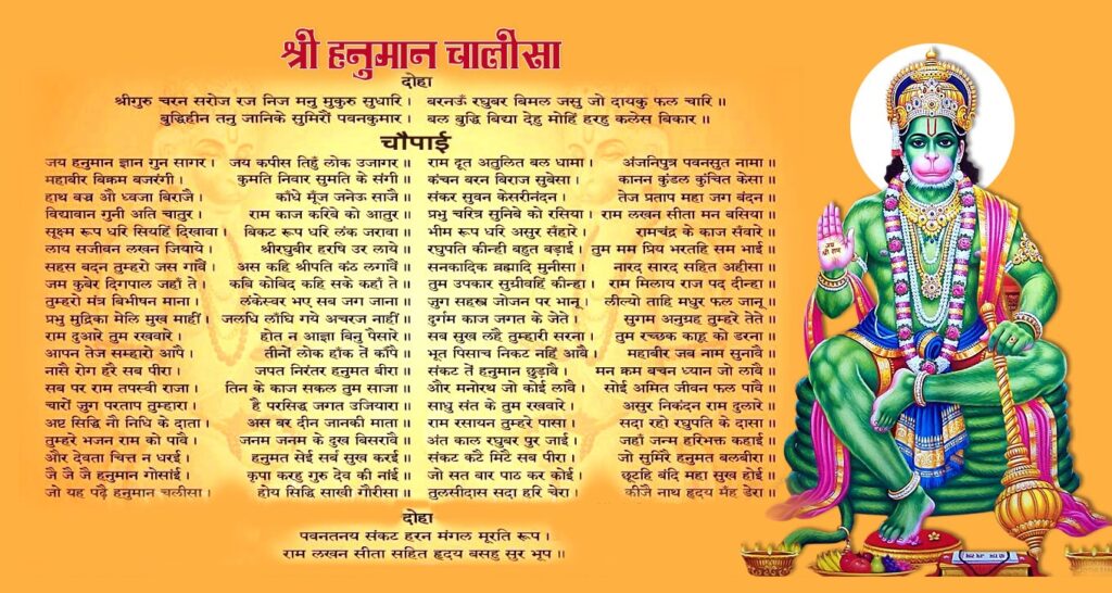 Hanuman chalisa with photo In Hindi 