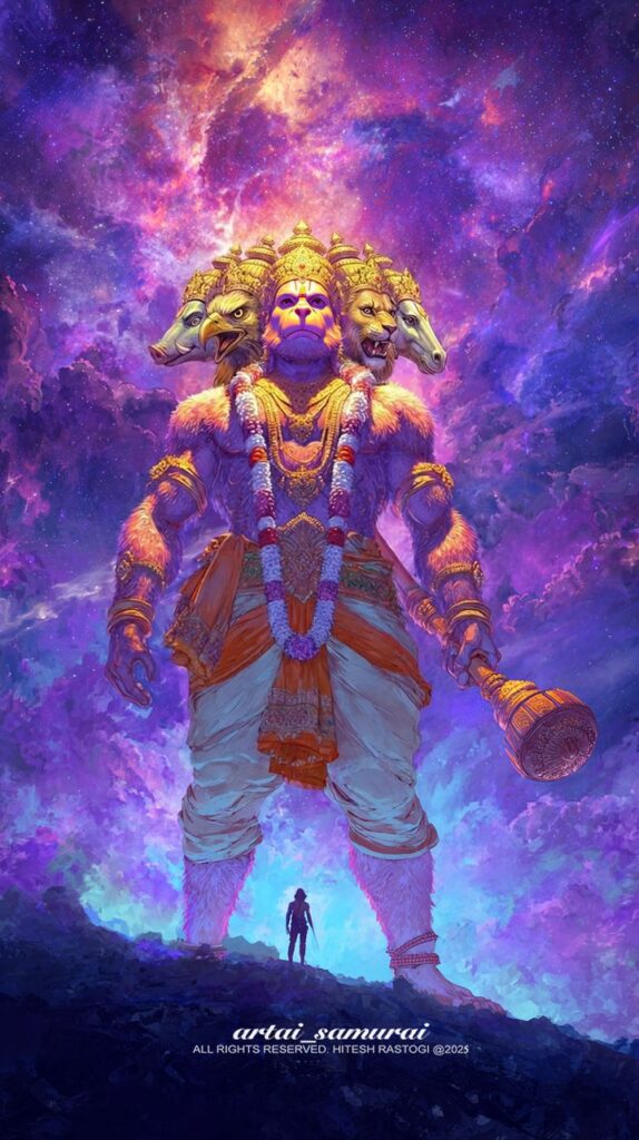 panchmukhi hanuman ji wallpaper hd 4k for mobile 