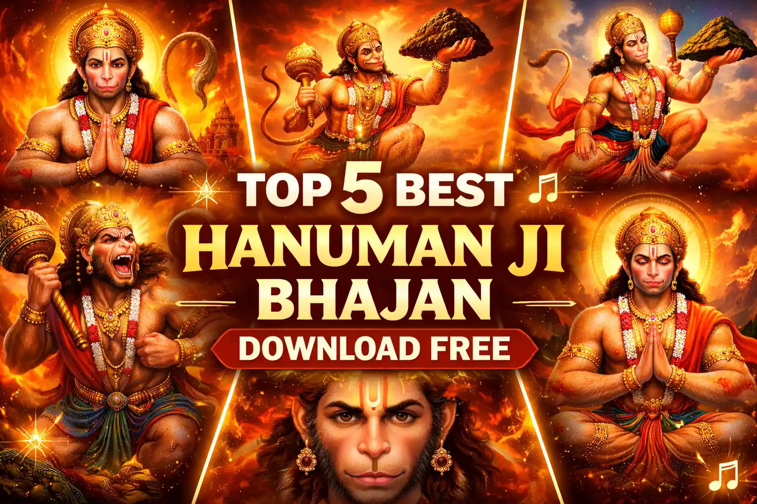 Top 5 Best Hanuman Ji Ke Bhajan Downlaod