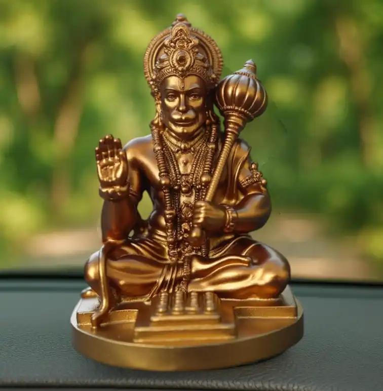 Hanuman Ji Murti for Car Dashboard, Lord Hanuman Idol Statue for Home Decoration and Puja