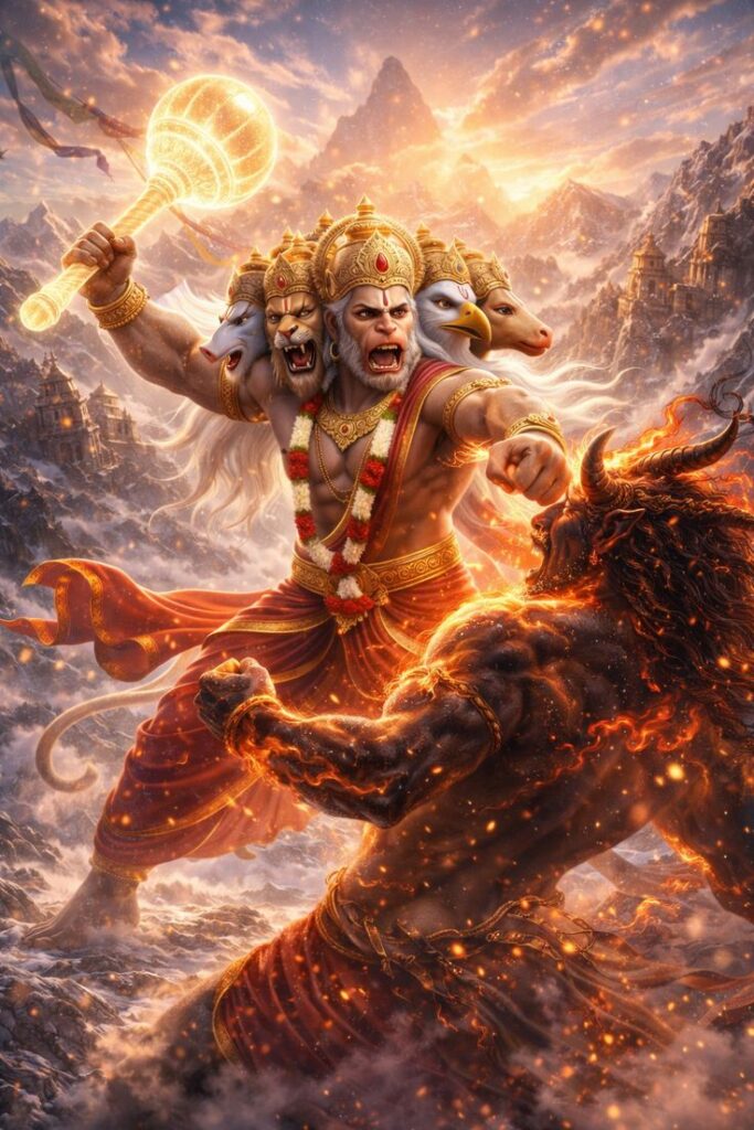 panchmukhi hanuman wallpaper benefits