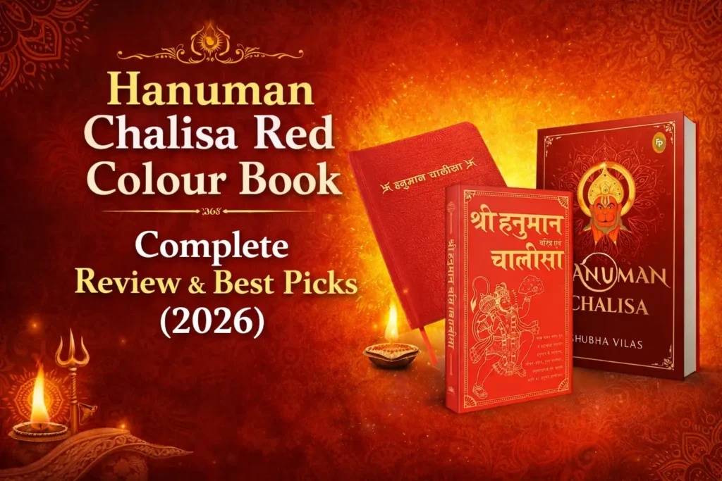 Hanuman Chalisa Red Colour Books