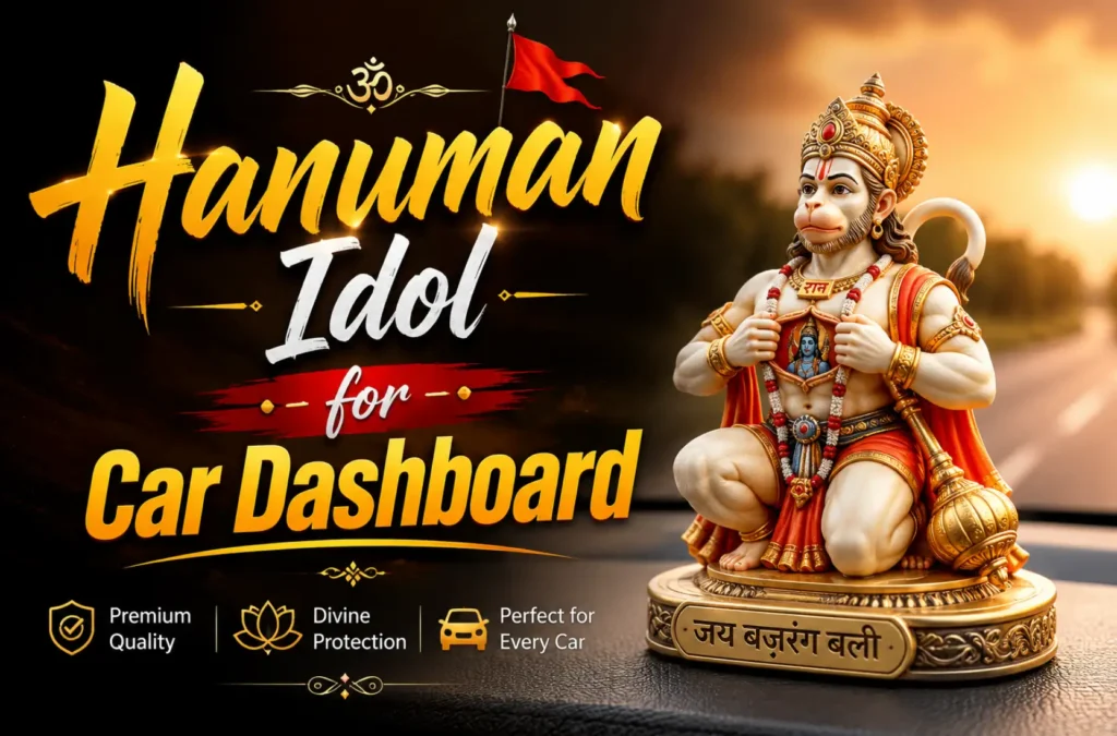 hanuman idol for car dashboard