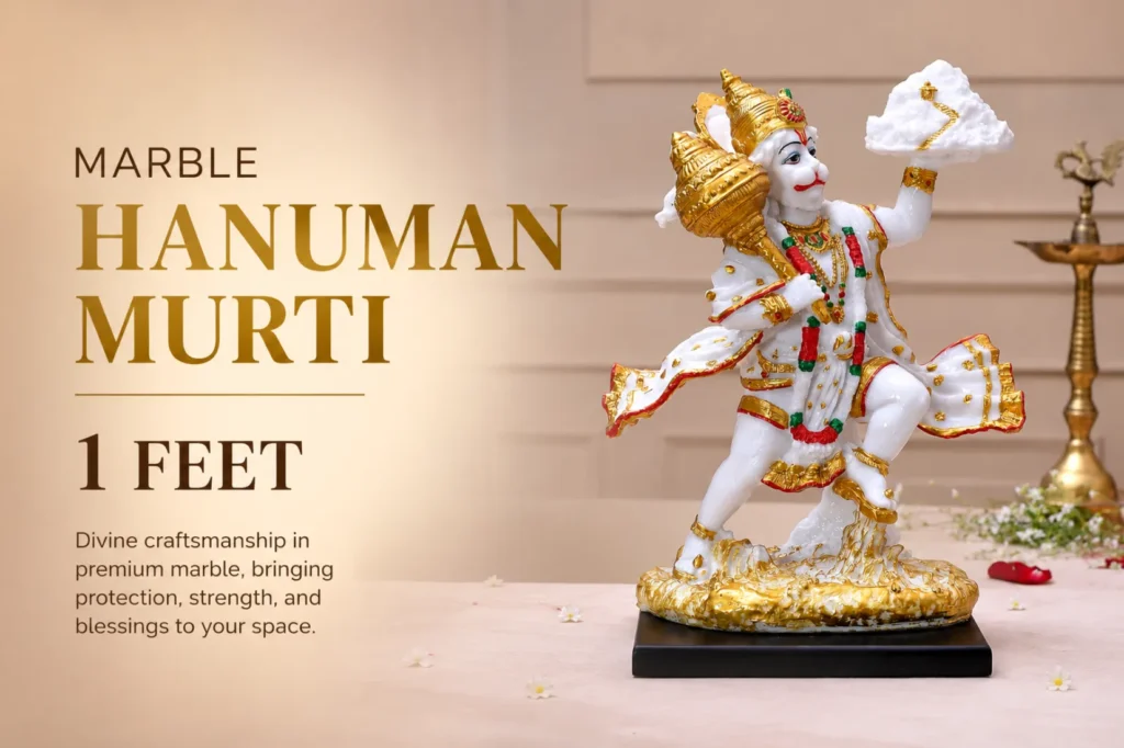 Marble Hanuman Murti 1 Feet Review