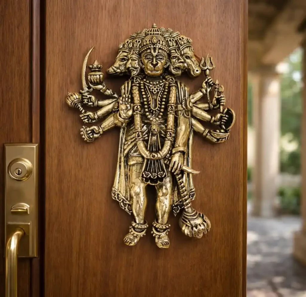 panchmukhi hanuman murti for door